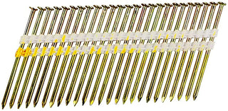 3.3 x 90mm Smooth Galv 21 Degree Plastic Collated Pneumatic Framing Nails 3000 Per Box